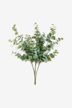 Set of 3 Green Artificial Eucalyptus Stems