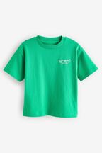 Jade Green Simple Short Sleeve T-Shirt (3mths-7yrs)