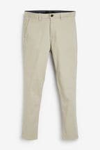 Light Stone Slim Tapered Stretch Chino Trousers