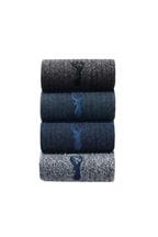 Blue 4 Pack Heavyweight Socks