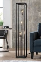 Black Brooklyn 3 Light Floor Lamp