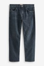 Blue Grey Relaxed Fit Vintage Stretch Authentic Jeans