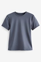 Graphite Grey Active blu Short Sleeved T-shirt