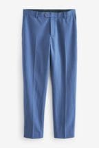 Cobalt Blue Slim Fit Motionflex Stretch Suit Trousers