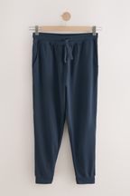 Navy Cuffed Slim Lightweight Joggers