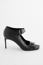 Black Forever Comfort® Buckle Shoe Boots