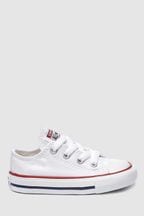 Converse White Chuck Taylor All Star Infant Low Trainers