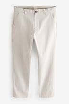 Light Stone Straight Stretch Chino Trousers