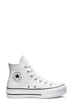 Converse Platform Lift Chuck Taylor Leather High Trainers