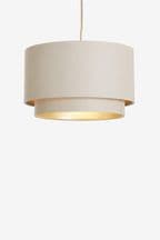 Champagne Gold Rico 2 Tier Easy Fit Lamp Shade