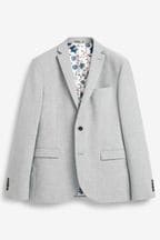 Light Grey Skinny Motion Flex Stretch Suit Jacket