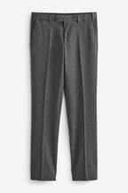 Grey Slim Motionflex Stretch Suit: Trousers