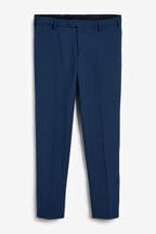 Bright Blue Slim Fit Motionflex Stretch Suit Trousers