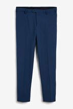 Bright Blue Slim Motionflex Stretch Suit Trousers