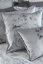 Laura Ashley Silver Tregaron Emboidered Cushion