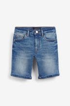 Light Blue Regular Fit Denim Shorts (3-16yrs)