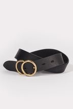 Jigsaw Black Carlos Leather Belt