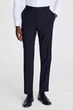 MOSS Tailored Fit Black Suit: Trousers