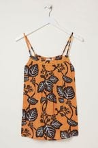 FatFace Yellow Sian Vine Floral Cami