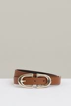 Reiss Tan Bailey Horseshoe Belt