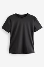 Black Active Sports Short Sleeved T-shirt
