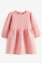 Pink Quilted Sweat Dress (3mths-7yrs)