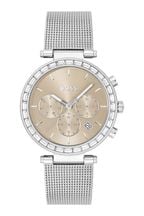BOSS Silver Chrome Ladies Andra Sport Lux Watch