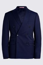 MOSS Slim Fit Ink Blue Stretch Suit: Jacket