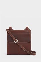 Osprey London The Narissa Leather Black Cross-Body Bag