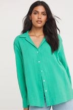 JD Williams Green Cheesecloth Shirt