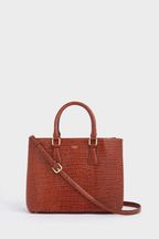 Osprey London The Adaline Croc Leather Workbag