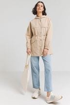 Simply Be Natural Functional Longline Cargo Jacket