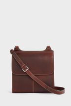Osprey London Large The Narissa Leather Black Crossbody Bag