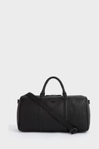 OSPREY LONDON The Onyx Leather Black Gym Bag