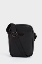 OSPREY LONDON The Onyx Small Leather Black Messenger