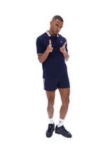 Fila Blue Faraz Tipped Rib Polo Shirt