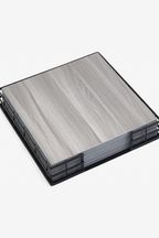 Set of 4 Grey Square Bronx Placemats