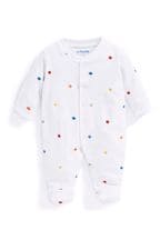 JoJo Maman Bébé Multi Star Embroidered Sleepsuit