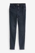 Inky Blue Push-Up Skinny Jeans