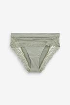 Green High Leg Forever Comfort® Knickers