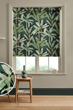 Graham & Brown Emerald Green Borneo Made to Measure Roller Blind