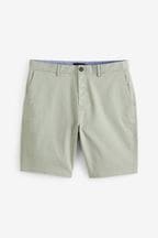 Light Green Straight Stretch Chino Shorts