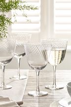 Clear Malvern Glassware Wine Glasses