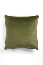 Olive Green 59 x 59cm Matte Velvet Cushion