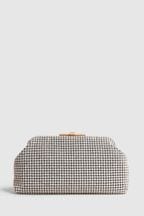 Reiss Opal Adaline Embellished Clutch Bag