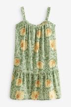 Morris & Co Green Floral - Woven Slip
