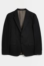 River Island Black Skinny Twill Suit: Jacket