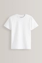 White Short Sleeve T-Shirt (3-16yrs)