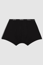 Reiss Black Heller Three Pack of Organic Cotton Blend Boxers