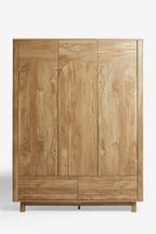 Natural Arches Oak Effect Wardrobe